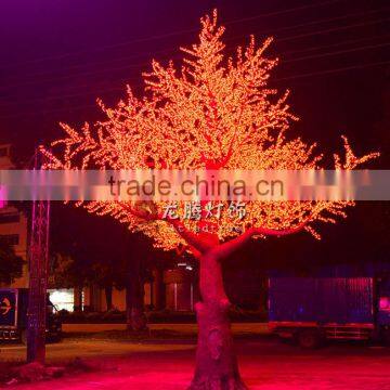 Outdoor big trunk cherry tree light for project building