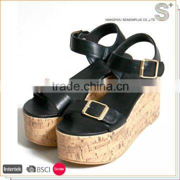 Professional manufacture cheap ladies flat sandals,platform sandals