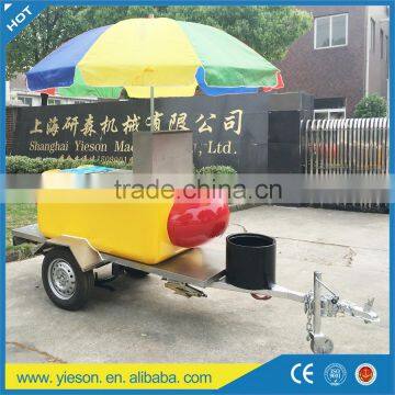 YS-RG220 New Design food stall hand push cart