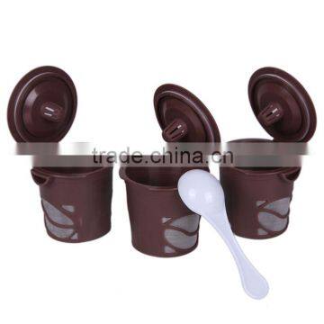 Good Quality Convenience Portable 3 Pcs Reusable Refillable Coffee Capsule photo-2