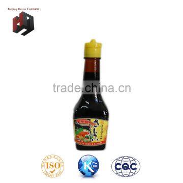 Japanese Soy Sauce in glass and PET bottle with 500ml, 1L and 18L package