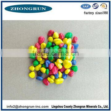 Color Cobbles for fish tank decration