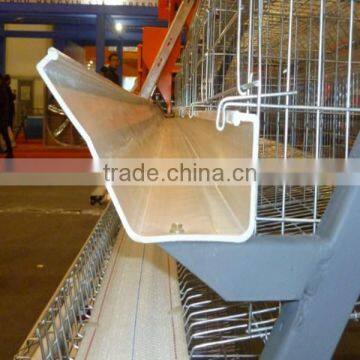 Battery cages used feeding trough hot sale in Algeria