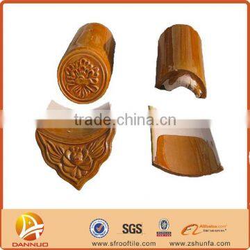 Pure Architectural Material Glazed Roof Tile