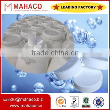 Trichloroisocyanuric acid, TCCA 90% chlorine tablets