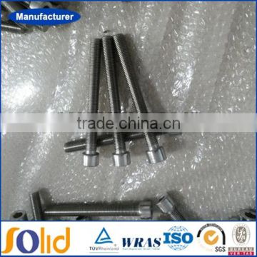 China factory customized nonstandard standard size titanium bolt and nut 12mm