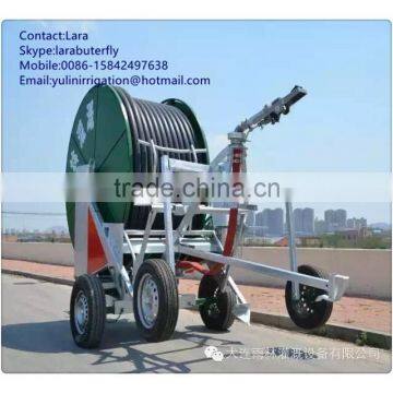 agriculture hose reel sprinkler irrigation system for hose reel irrigation equipment machine on sale