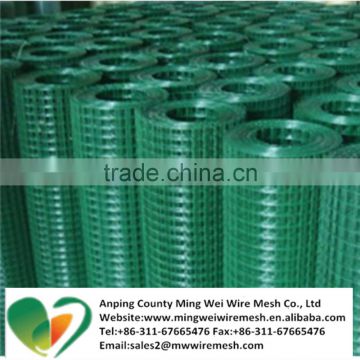 Pvc coated welded wire mesh panels and rolls with good quality anping factory supply