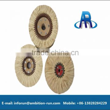 Pure cotton fold cloth buffing wheel,bench grinder polishing wheels