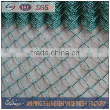 Hot sale pvc coated chain link fencing