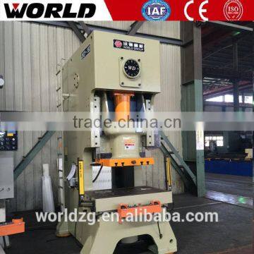 china 10 ton fixed table single crank punch press machine for tinplate