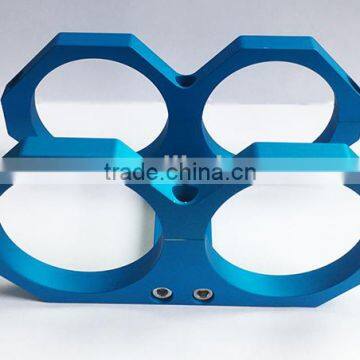 VMT Racing Dual Double Aluminum Fuel Pump Mounting Bracket photo-3