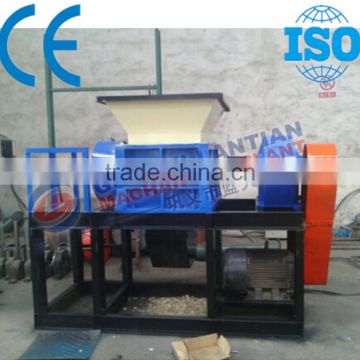 Double shaft metal shredder machine for scrap rubber