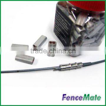 Electric Fence Gritted Aluminum Crimp Sleeve photo-2