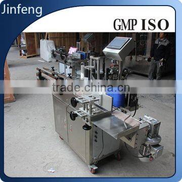 Guangzhou Jinfeng Automatic Adhesive Sticker Labeling Machine For Bottle photo-2