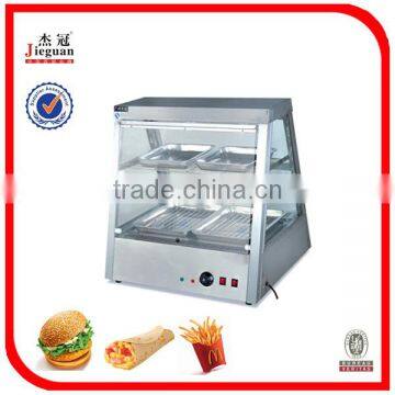 Curved Glass Warming Display Showcase Hot Food Warmer Display (R60-2)0086-13580546328 photo-3