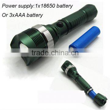 High Quality Led Zoom Flashlight Rechargeable Aluminium Led Torch photo-4