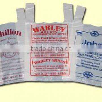 Custom Printing T-Shirt Bag for Supermaket Shopping photo-2