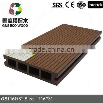 G&S water proof,anti-uv, synthetic wood flooring/wpc decking foor
