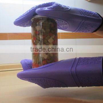 FDA High Quality Heat Resistant Silicone Bbq Oven Mitt photo-4