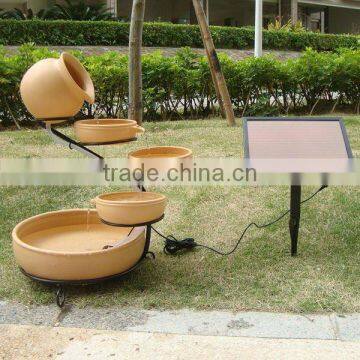 Tiered Resin Solar Garden Water Fountain (CE/UL/SGS)