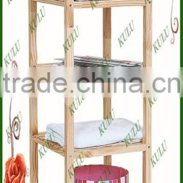 ECO friendly FSC and SEDEX audited solid wood wall plate rack for kitchen