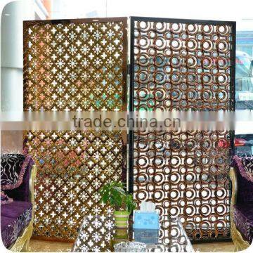2015 Hot Sale Decorative Stainless Steel Folding Dressing Room Partition photo-2