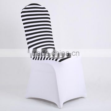 Striped Spandex Chair Covers for hotel chairs wedding chairs