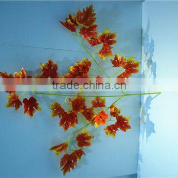 Home and outdoor garden table wedding christmas decoration 60cm or 2ft Height artificial colorfully maple leaf E06 0621