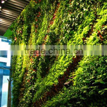 Home and outdoor decoration synthetic cheap artificial vertical green succulent grass wall E08 0411