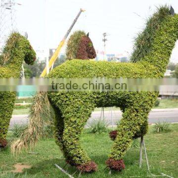 life size large top party artificial landscape uv resin plastic animal leaf alphabet letter house statue E08 23P7