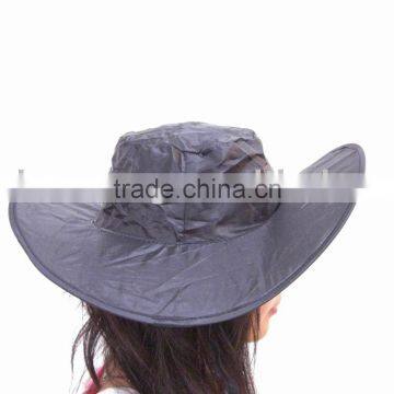 Foldable cowboy hat