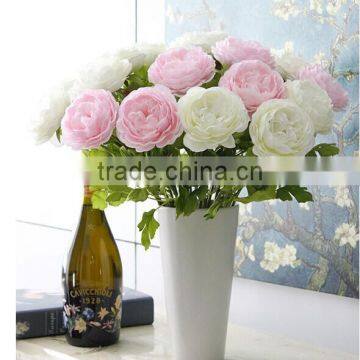 SJNP0663 Factory price wholesale peony, artificial peony flowers