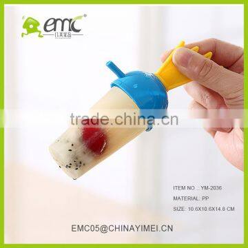 SSet of 4 Pcs Ice Cream Mold Plastic Ice Lolly Mould Ice Tray Maker photo-2