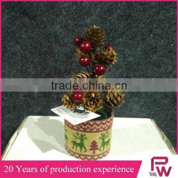 China Supplier Custom Indoor Decorative Pine Trees for New Year Decoration photo-2