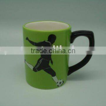 ceramic football mug