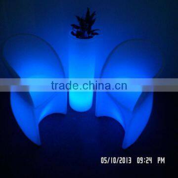 Colorful Led Lighted Chair Sets / Rechargeable Led Chair Light/hotel Restaurant Used Chair photo-2