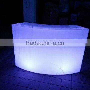 Moden fashion commerical growing beautiful lighting plastic LED counter with 16 colors change