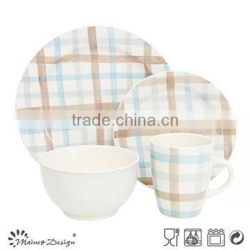 Ceramic Stoneware Hand Painting Color Circle Dinnerware Set photo-2