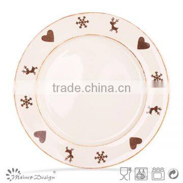 Ceramic Christmas Plate With Holiday Design photo-2