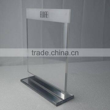 T Shape Acrylic Sign Holder photo-3