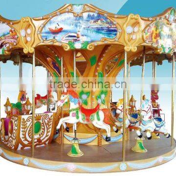 Newest design amusment rides equipment funny carousel