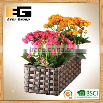 Rectangle PE/Plastic Rattan Outdoor Flower Pot photo-6