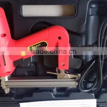 1500w 1013J Lower Noise Handheld Electric Floor Brad Nailer Crown Stapler Portable Electric Nail Gun photo-5