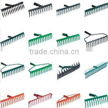 garden soil rake/ plastic steel lawn leaf rake/ hoe/lopper/pruner/pruning shear tool