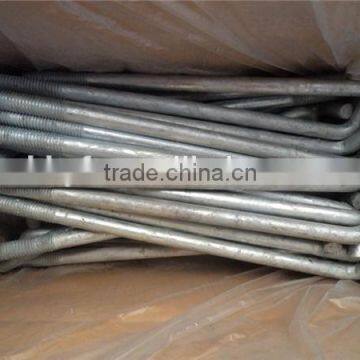 1/2"*16"galvanized Anchor Bolt With Nuts and Washers on Hot Sale photo-3