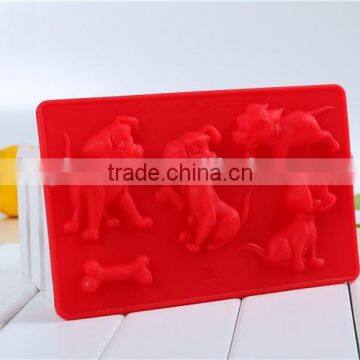 Silicone dog cake molds fondant cake decorating silicone molds