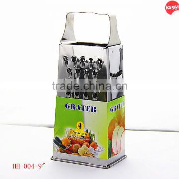 High quality stainless steel 9 inch 4 side grater Plane wave handle HH004