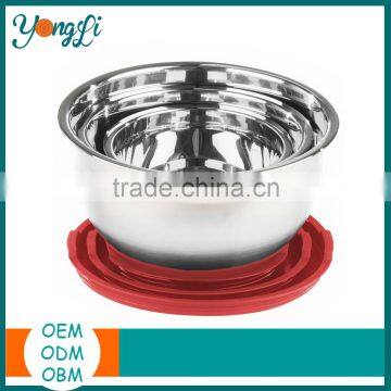 Home Goods Non-Slip Silicone Stainless Steel Fruit Bowl photo-2