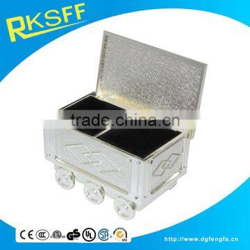 2016 New Design Alloy Zinc Train Shape Baby First Tooth and Curl Box With High Quality photo-2